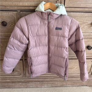 Patagonia Hi-Loft Down Sweater Hoodie Hoody Jacket Coat size 10